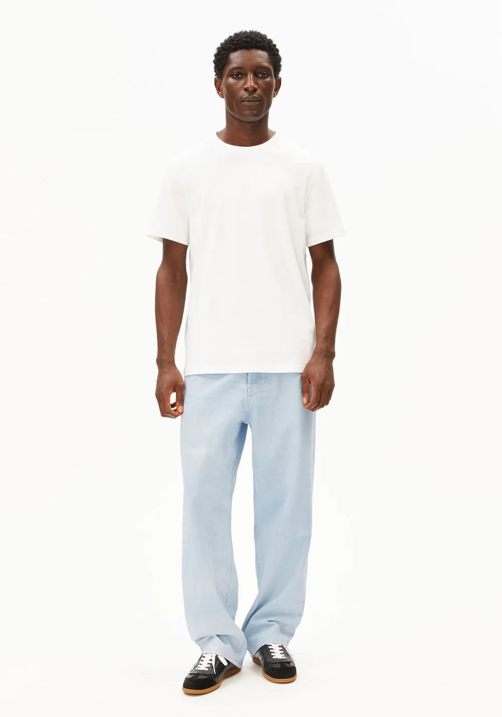 Armedangels - MAARKOS MID WEIGHT T-SHIRT white - WERTE FREUNDE