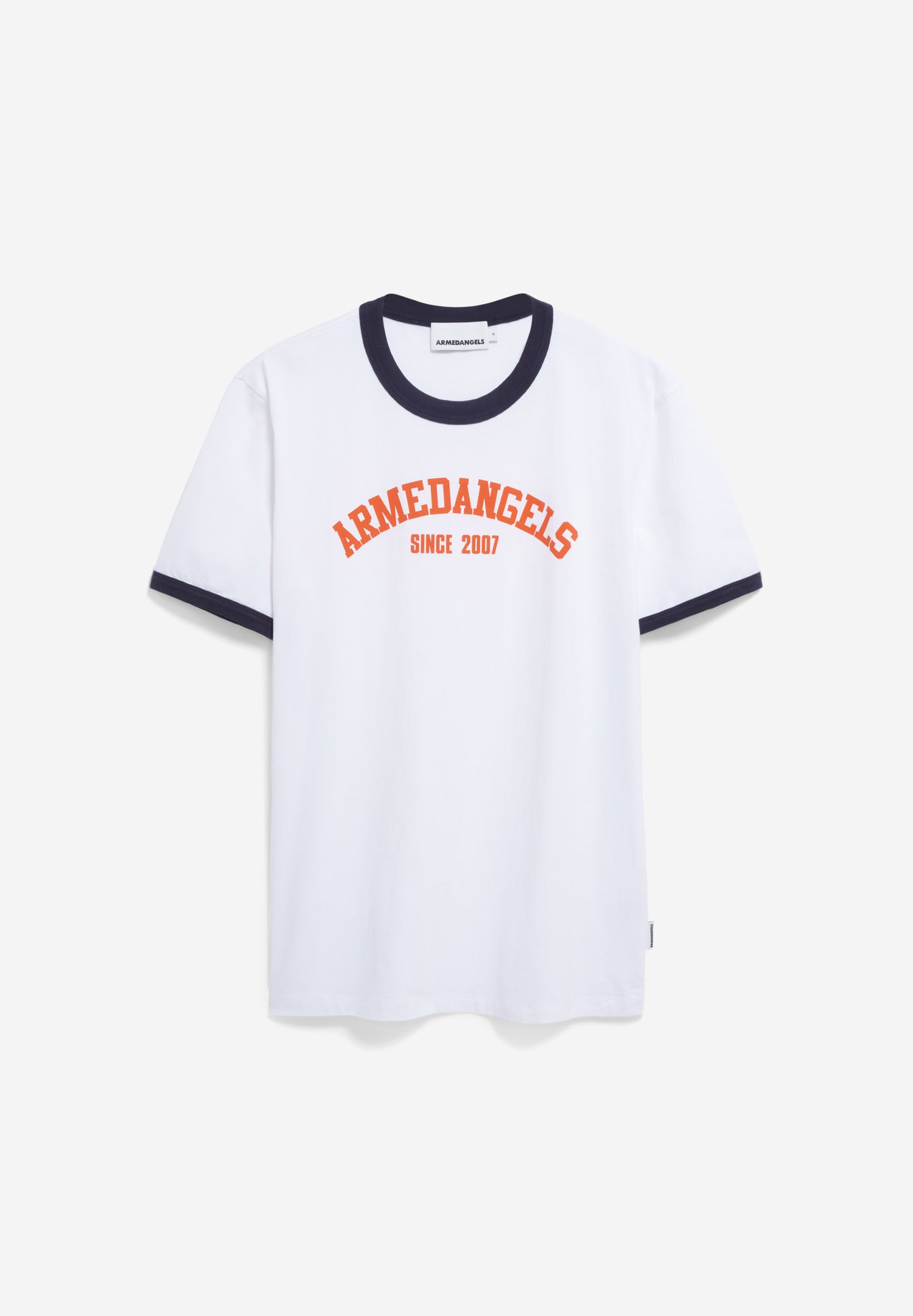 Armedangels - MAARKOS RINGER Shirts T-Shirt white - WERTE FREUNDE