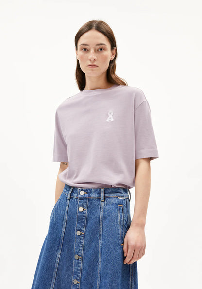 Armedangels - ICONIC Å TARJAA Jersey Shirts T-Shirt ice grape - WERTE FREUNDE