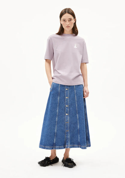 Armedangels - ICONIC Å TARJAA Jersey Shirts T-Shirt ice grape - WERTE FREUNDE