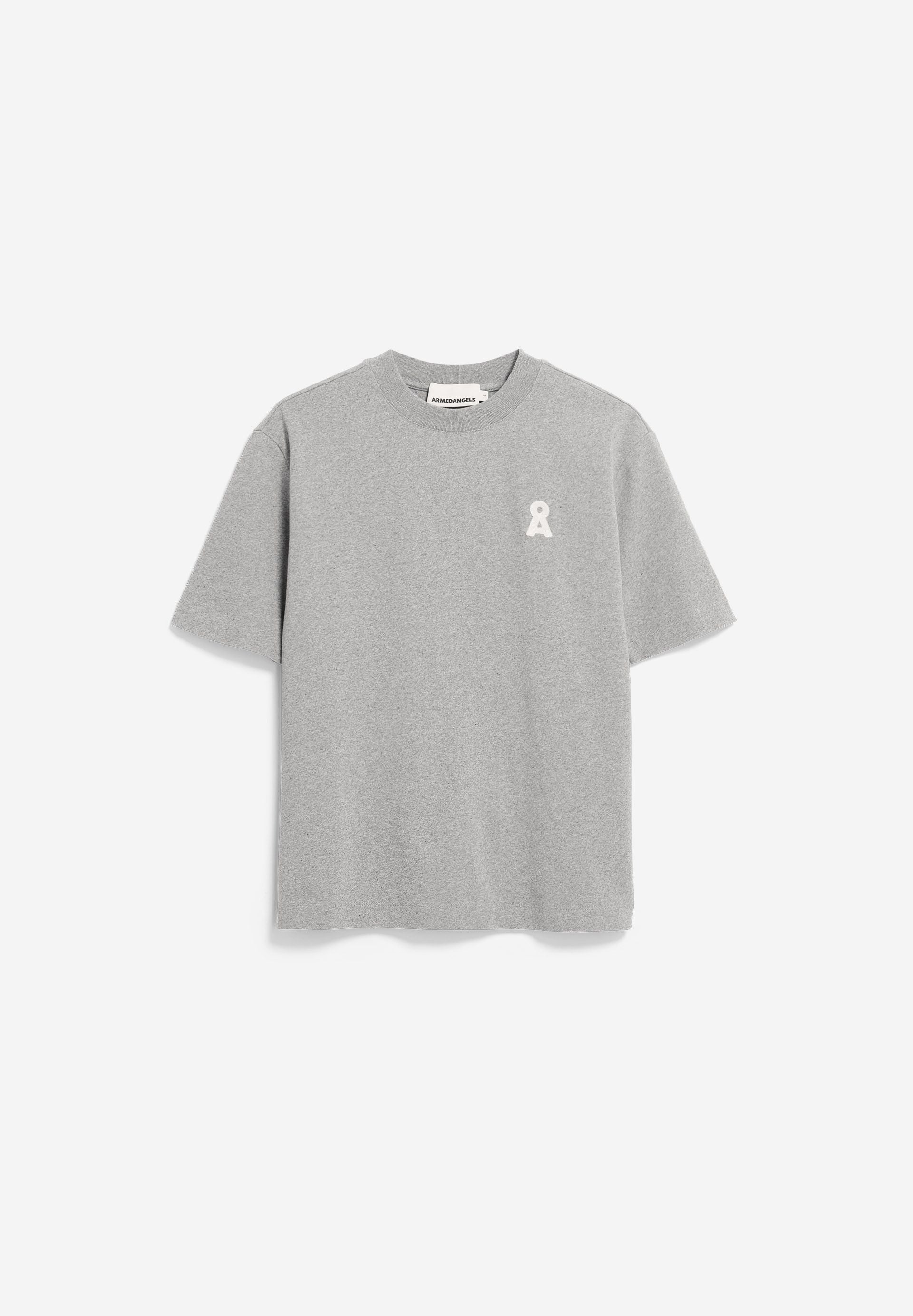 Armedangels - ICONIC Å TARJAA T-SHIRT silver melange - WERTE FREUNDE