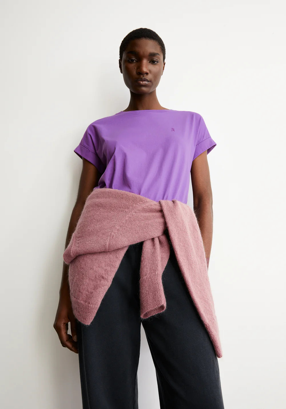 Armedangels - IDAARA Jersey Shirts T-Shirt orchid - WERTE FREUNDE