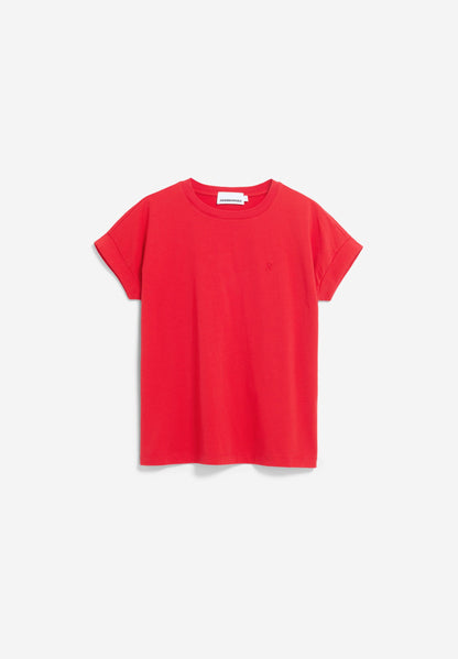 Armedangels - IDAARA T-SHIRT mars red - WERTE FREUNDE