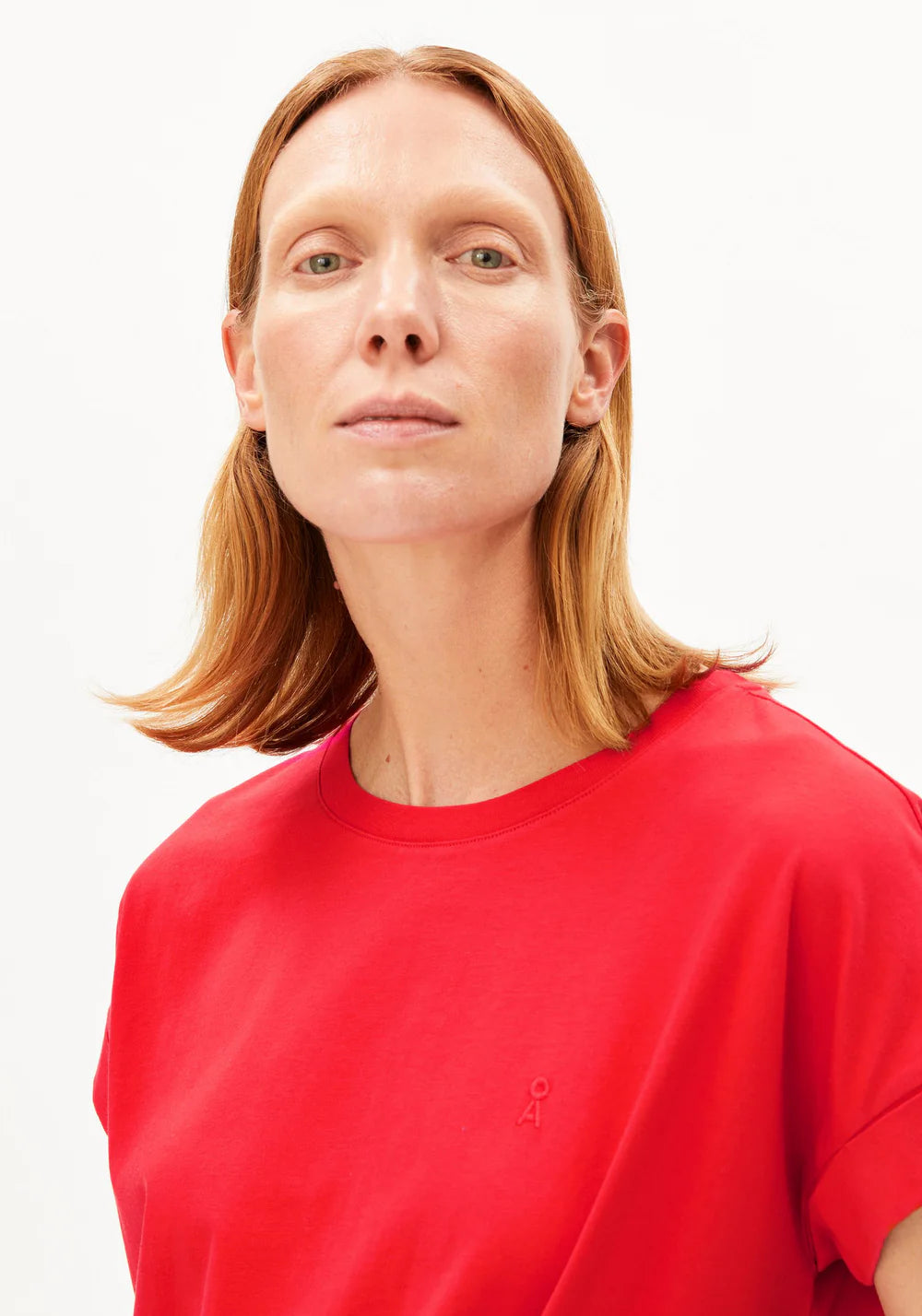 Armedangels - IDAARA T-SHIRT mars red - WERTE FREUNDE