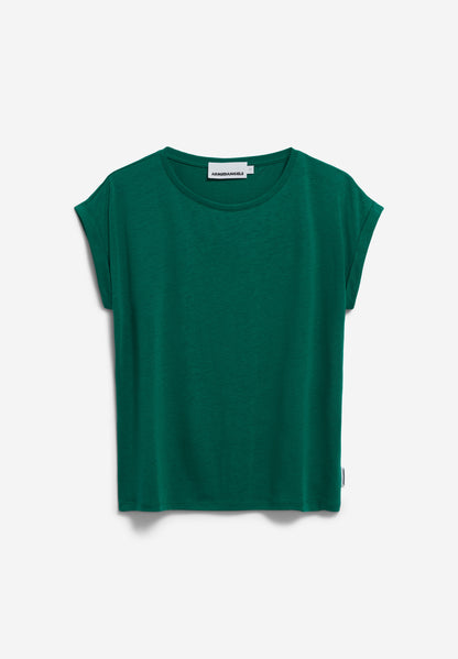 Armedangels - JILAANA Jersey Shirts T-Shirt emerald green - WERTE FREUNDE