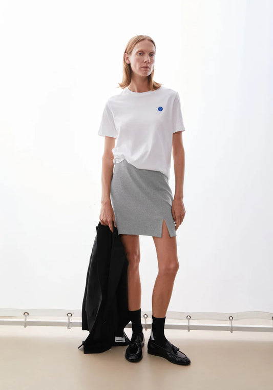 Armedangels - LUALAA EMBRO T-SHIRT white - WERTE FREUNDE