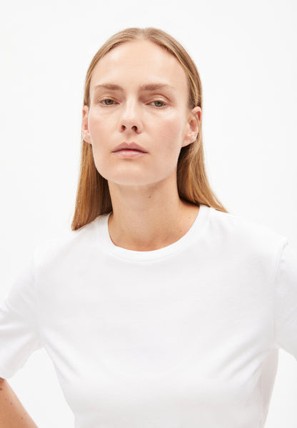 Armedangels - LUALAA Shirts T-Shirt white - WERTE FREUNDE