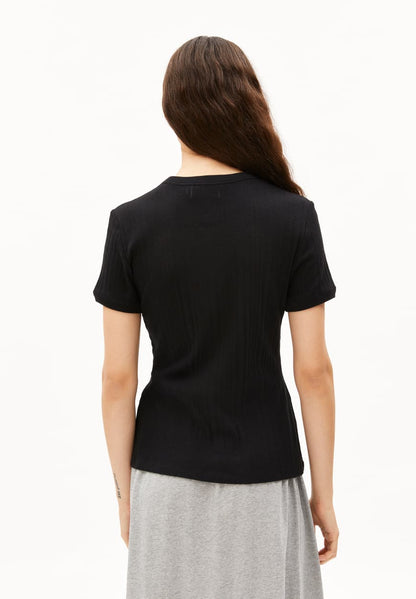 Armedangels - MAHERAA Shirts T-Shirt black - WERTE FREUNDE