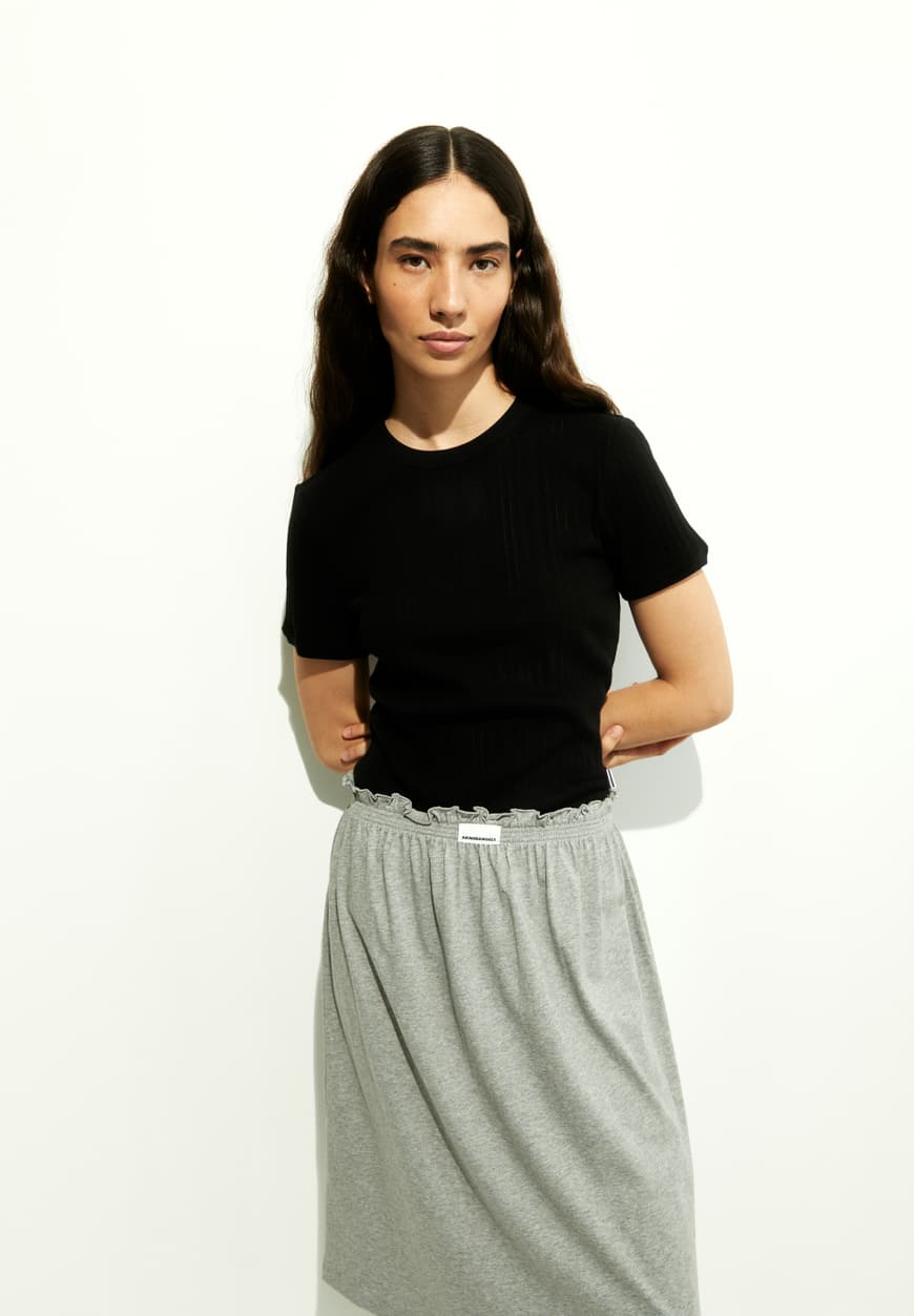 Armedangels - MAHERAA Shirts T-Shirt black - WERTE FREUNDE