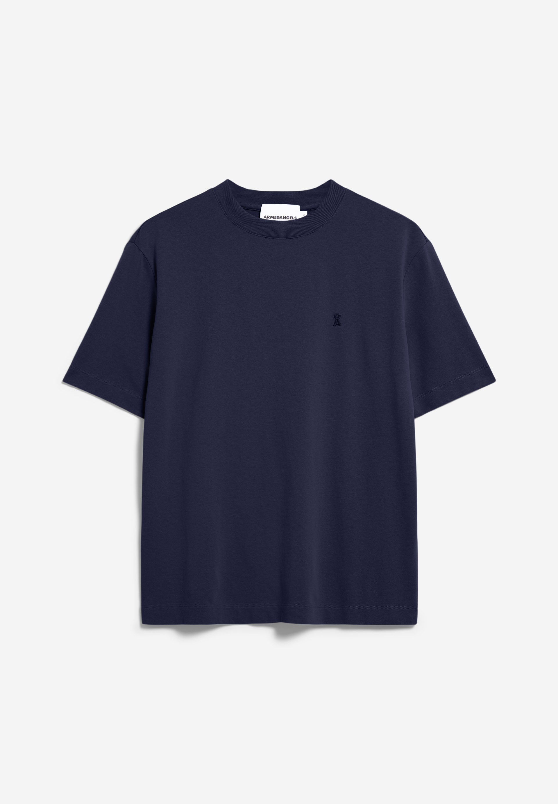 Armedangels - TARJAA Jersey Shirts T-Shirt tinted navy - WERTE FREUNDE