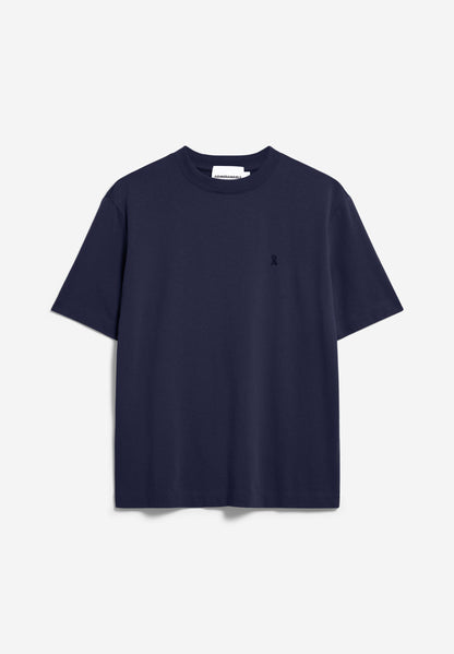 Armedangels - TARJAA Jersey Shirts T-Shirt tinted navy - WERTE FREUNDE