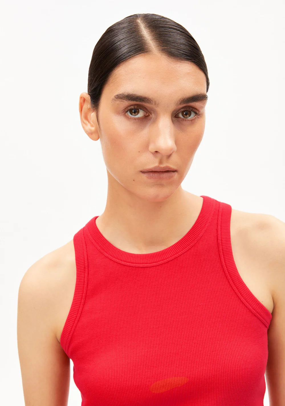 Armedangels - KANITAA RIPP-TOP mars red - WERTE FREUNDE