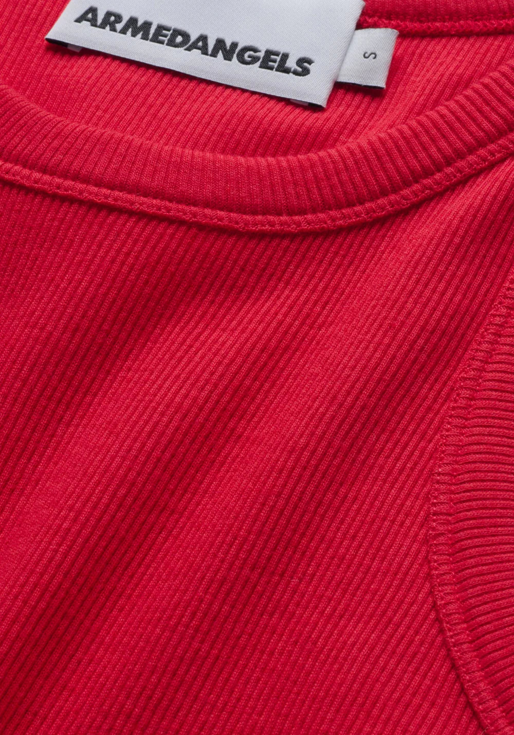 Armedangels - KANITAA RIPP-TOP mars red - WERTE FREUNDE