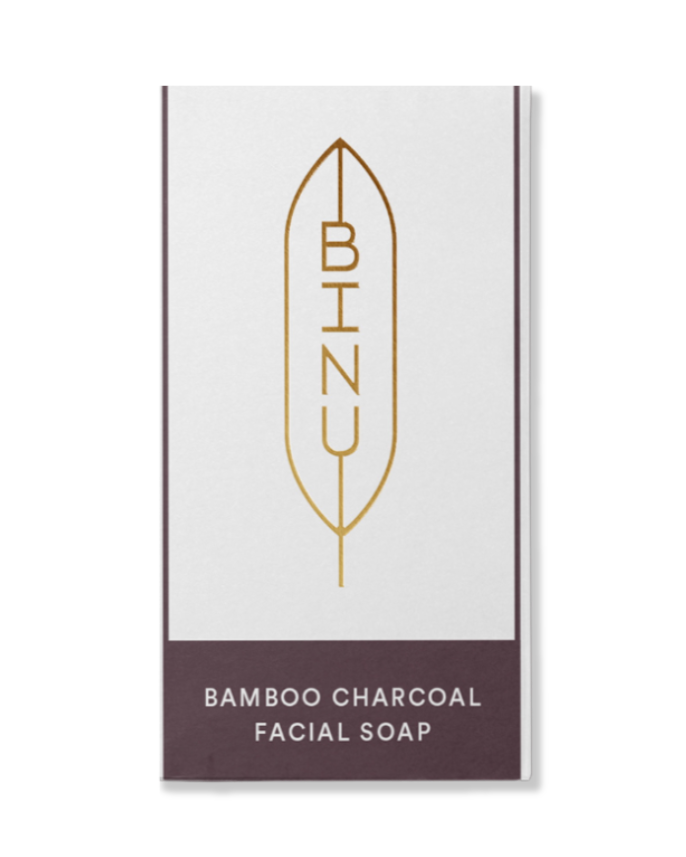 BINU - Bamboo Charcoal Facial Soap Mini 50 g - WERTE FREUNDE