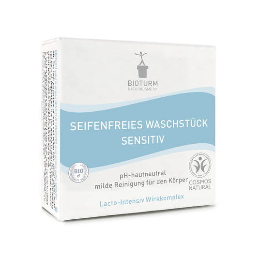 Bioturm - Seifenfreies Waschstück sensitiv 100g - WERTE FREUNDE