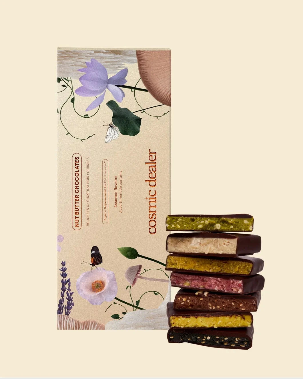 Cosmic Dealer - Nut Butter chocolate Box 7 x 20g