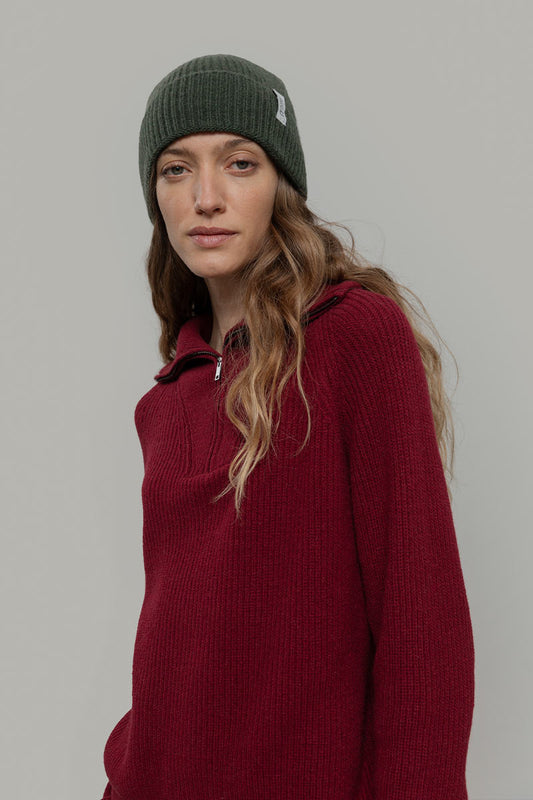 Rifo - Marcello Cashmere Beanie Green Foresta