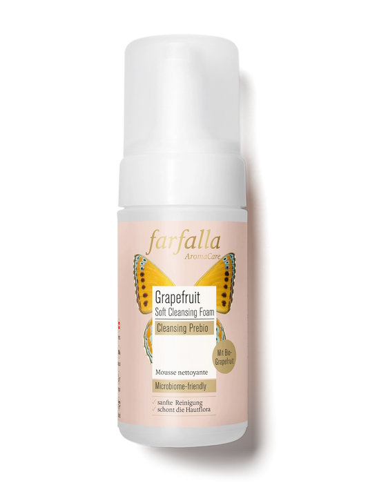farfalla - Grapefruit Soft Cleansing Foam Cleansing Prebio 120ml - WERTE FREUNDE