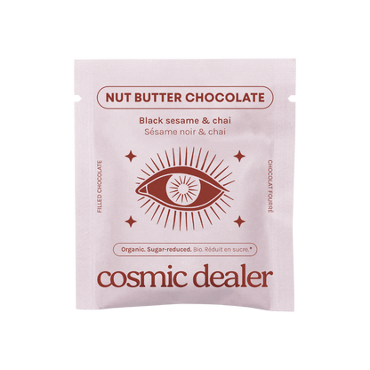 Cosmic Dealer - Nut Butter Chocolate Black Sesame and Chai 20g - WERTE FREUNDE