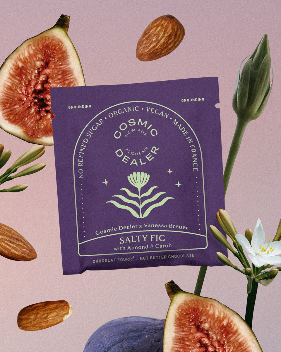 Cosmic Dealer - Nut Butter Chocolate Salty Fig and Carob 20g - limitiert - WERTE FREUNDE