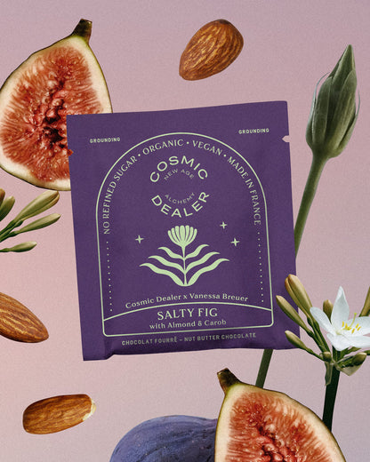 Cosmic Dealer - Nut Butter Chocolate Salty Fig and Carob 20g - limitiert - WERTE FREUNDE