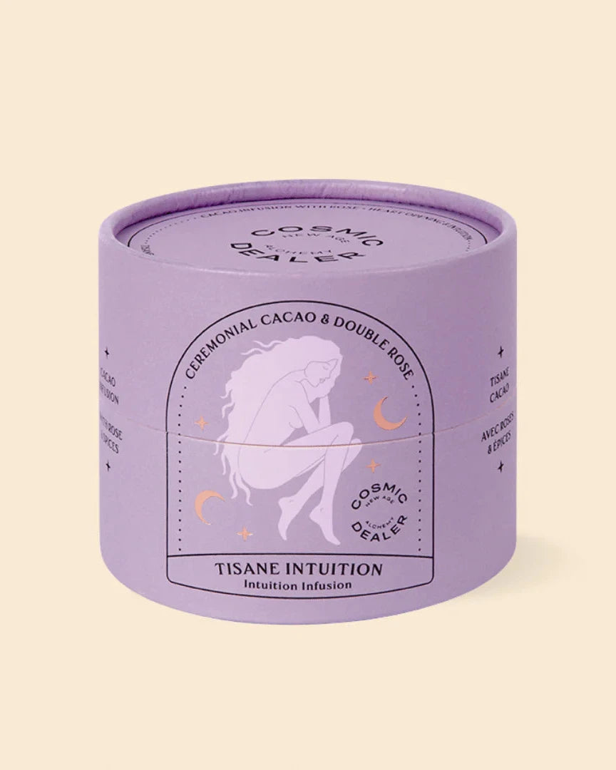 Cosmic Dealer - Loose Tea Cacao and double rose 80g - WERTE FREUNDE