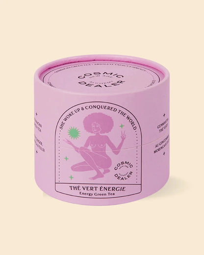 Cosmic Dealer - Loose Tea Genmaicha, Ginger and Tulsi 80g - WERTE FREUNDE