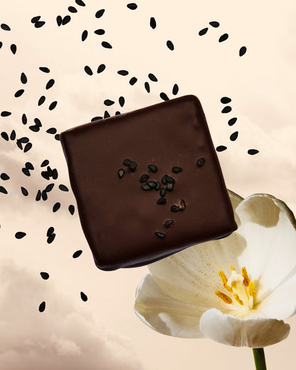 Cosmic Dealer - Nut Butter Chocolate Black Sesame and Chai 20g - WERTE FREUNDE