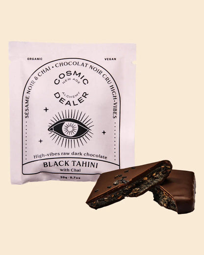 Cosmic Dealer - Nut Butter Chocolate Black Sesame and Chai 4 x 20g - WERTE FREUNDE