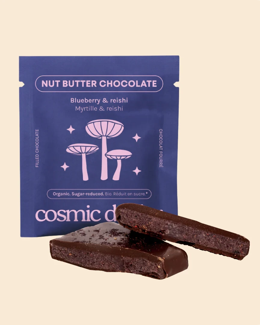 Cosmic Dealer - Nut Butter Chocolate Blueberry and reishi 20g - WERTE FREUNDE