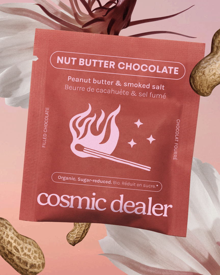 Cosmic Dealer - Nut Butter Chocolate Peanut butter and Smoked Salt 20g - WERTE FREUNDE