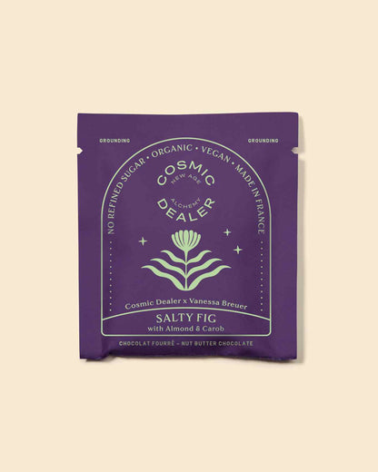 Cosmic Dealer - Nut Butter Chocolate Salty Fig and Carob 20g - limitiert - WERTE FREUNDE