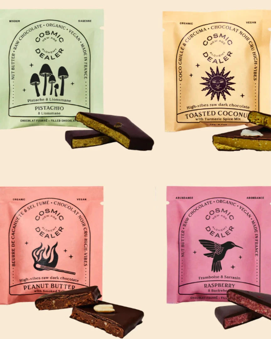 Cosmic Dealer - Nut Butter chocolate Box  7 x 20g - WERTE FREUNDE