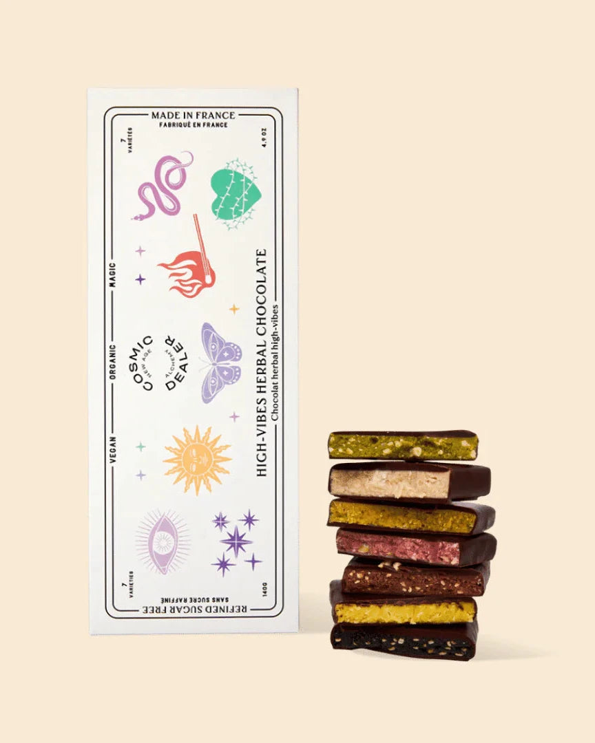 Cosmic Dealer - Nut Butter chocolate Box  7 x 20g - WERTE FREUNDE