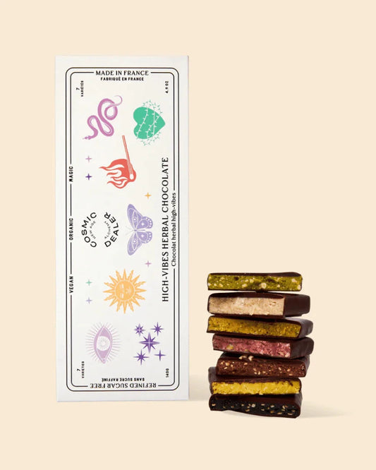 Cosmic Dealer - Nut Butter chocolate Box  7 x 20g - WERTE FREUNDE