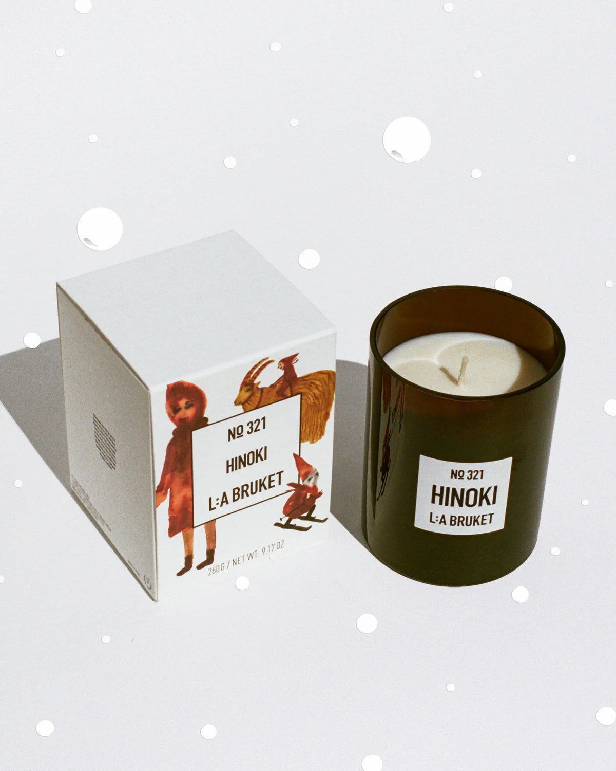 LA BRUKET - CANDLE HINOKI + CHRISMAS SLEEVE 2026 260g