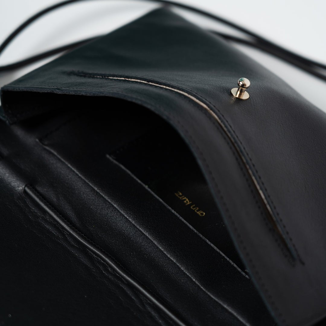 ann kurz - CUTE CLUTCH NAPPA BLACK