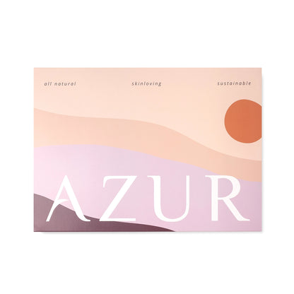 AZUR - THE DREAMY SET Körperpflege Geschenkset mit Seifen und Zubehör