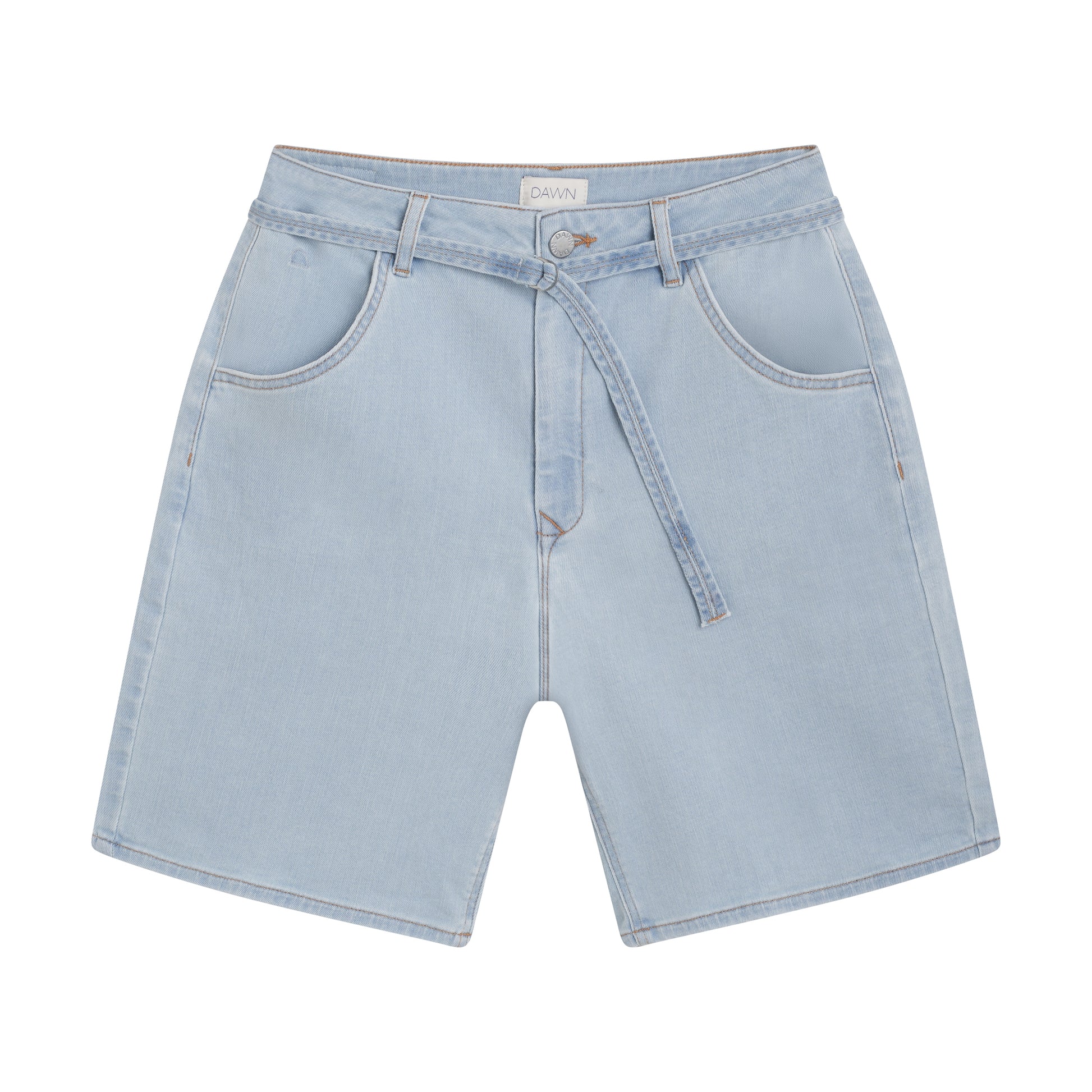 Dawn Denim - BLINKY Soft Denim - Shorts Bright Blue - WERTE FREUNDE