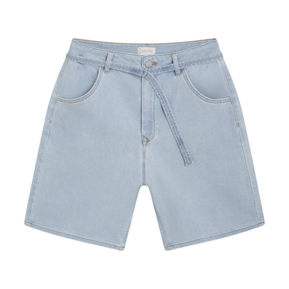 Dawn Denim - BLINKY Soft Denim - Shorts Bright Blue - WERTE FREUNDE
