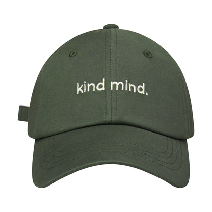 Dawn Denim - KIND MIND Cap Khaki Green One Size - WERTE FREUNDE