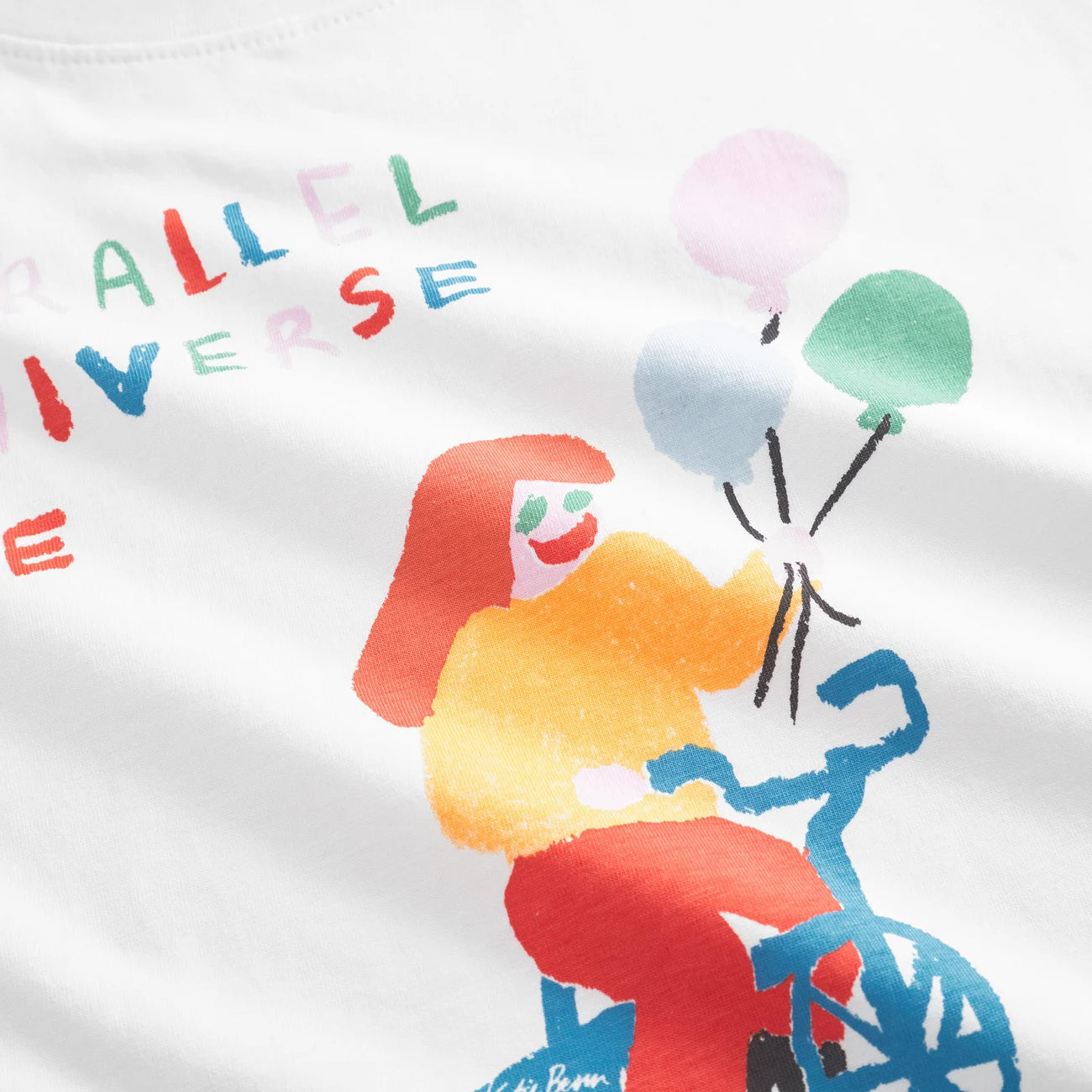 DEDICATED - Katie Benn T-shirt Vadstena Parallel Universe White - WERTE FREUNDE