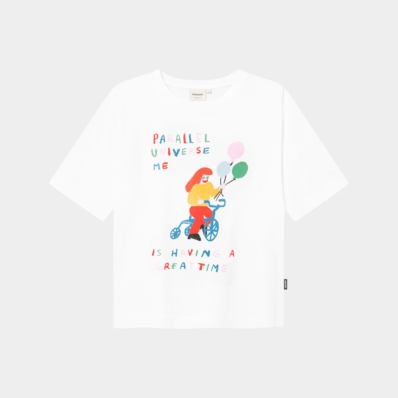 DEDICATED - Katie Benn T-shirt Vadstena Parallel Universe White - WERTE FREUNDE