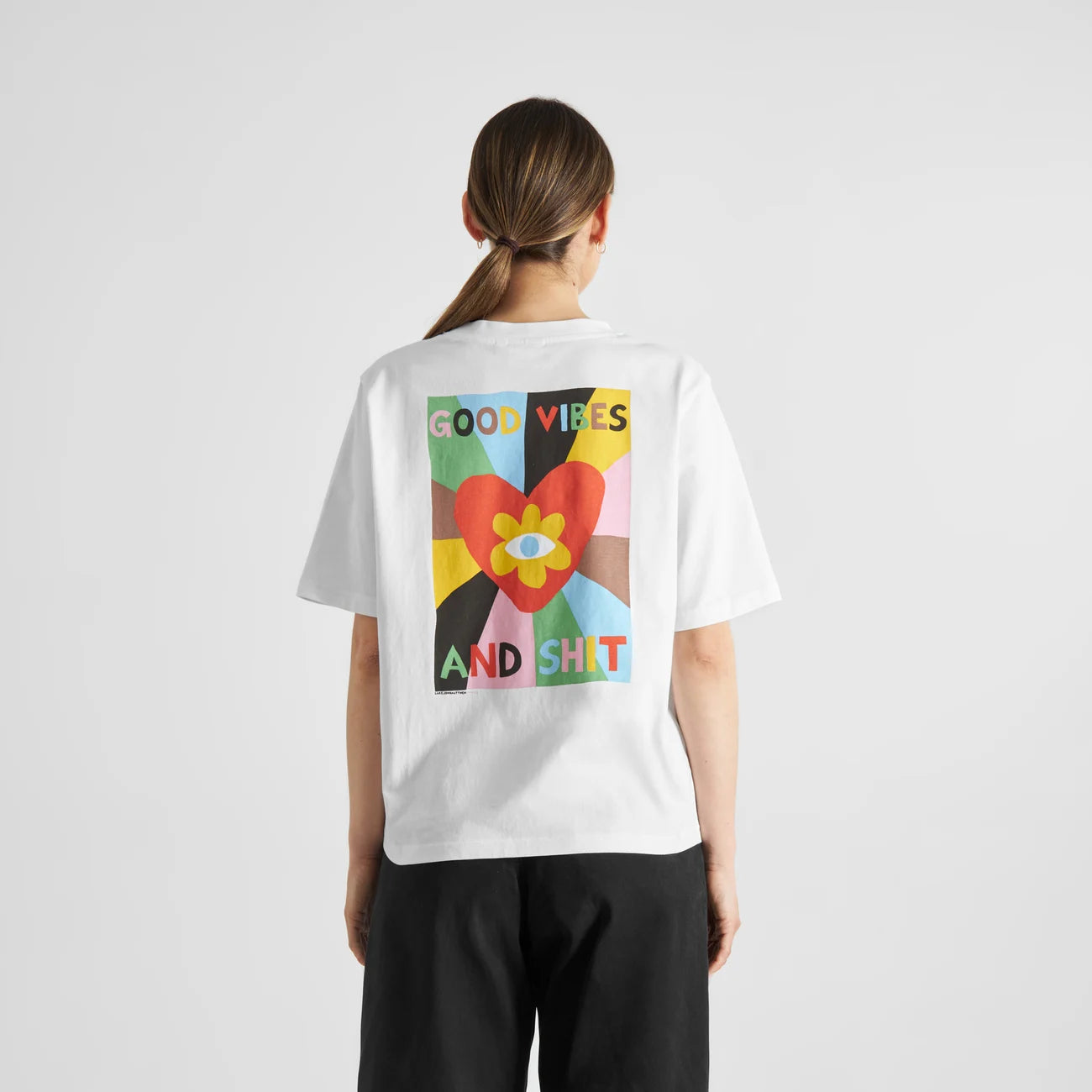 DEDICATED - Luke John Arnold T-shirt Vadstena Good Vibes White - WERTE FREUNDE