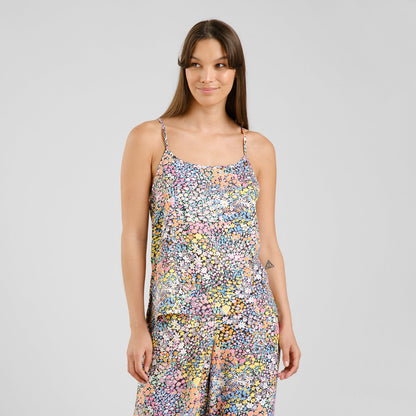 DEDICATED - Strap Top Hoby Meadow Flowers Multi Color - WERTE FREUNDE
