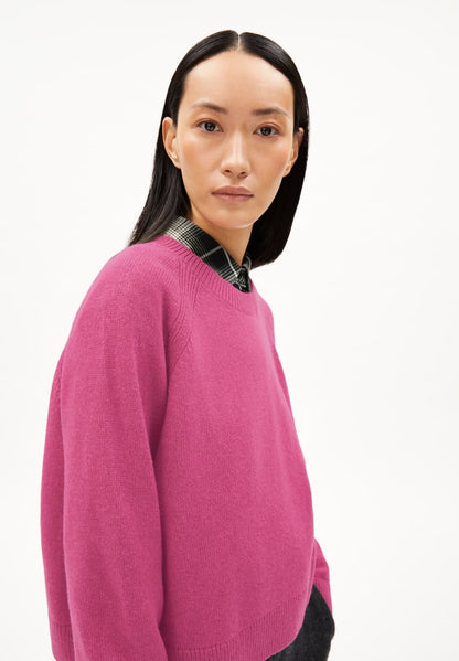 Armedangels - DILIRIAA REGLANA Strick Pullover crushed berry