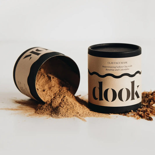 dook - Verjüngende Tonerdemaske mit gelber Tonerde, Hagebutte und Calendula 80g - WERTE FREUNDE