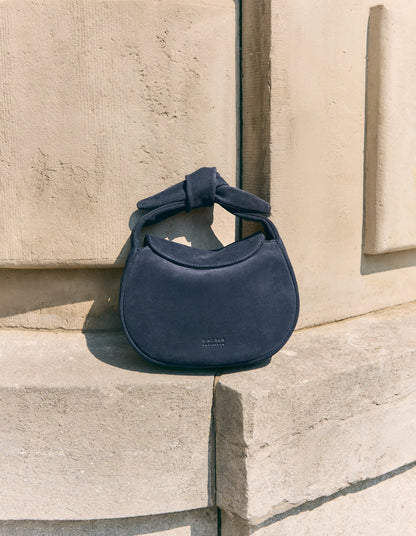O MY BAG - Coco Croissant Suède Universe Blue