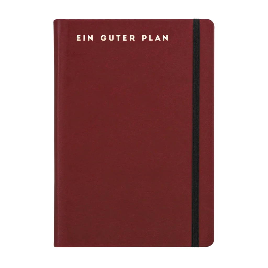 Ein guter Plan Pro 2026 - Burgund - WERTE FREUNDE