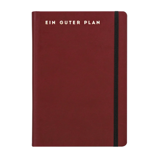 Ein guter Plan Pro 2026 - Burgund - WERTE FREUNDE